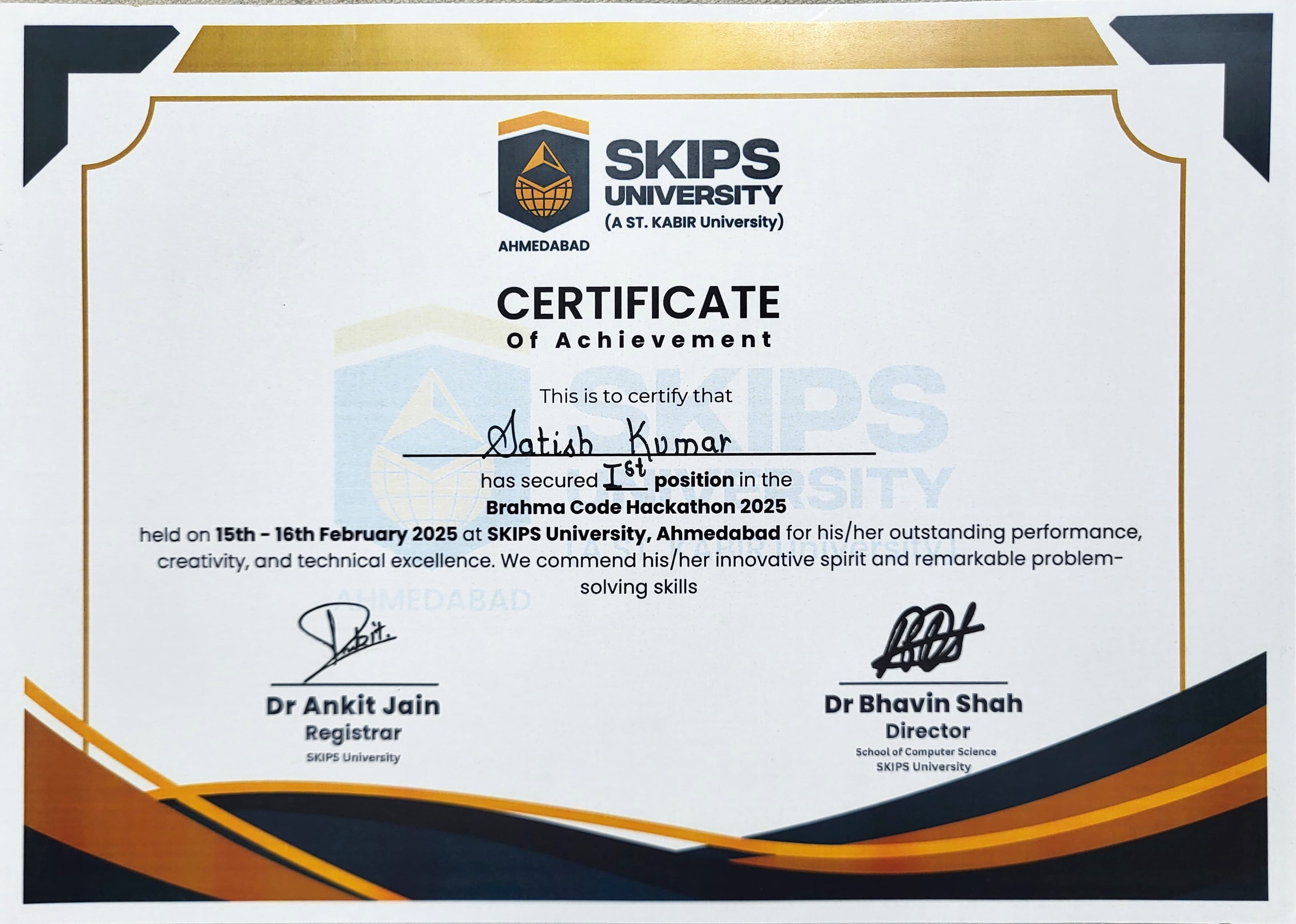 Brahma Code Hackathon 2025